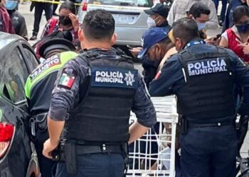 Balacera en centro de vacunación contra COVID-19 en Puebla