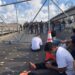 Cierran puente Brownsville-Matamoros por protesta de venezolanos