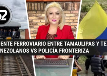 Enfrentamiento entre migrantes venezolanos y policía fronteriza