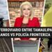 Enfrentamiento entre migrantes venezolanos y policía fronteriza