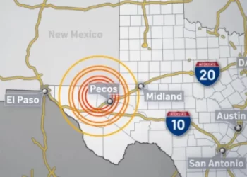 Se registra temblor en el oeste de Texas