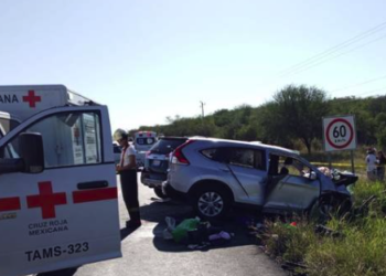 Accidente carretero deja dos menores muertos en Tamaulipas