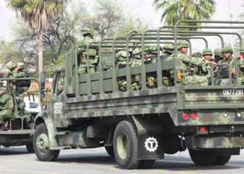 Llegan 300 militares para reforzar seguridad en Nuevo León