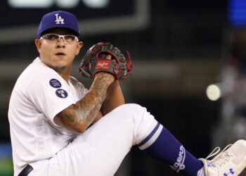 Julio Urías, el pitcher abridor para los Dodgers en el Opening Day