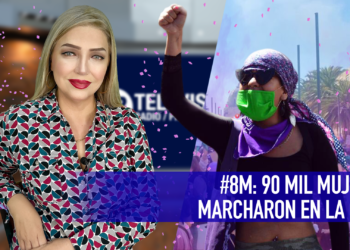 Marchan 90 mil mujeres por 8M en ciudad de México