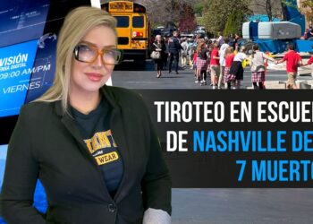 Tiroteo en escuela de Nashville deja 7 muertos