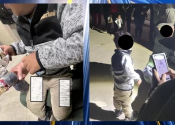 Encuentran a niño migrante solo