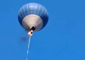Accidente de globo aerostático en Teotihuacán