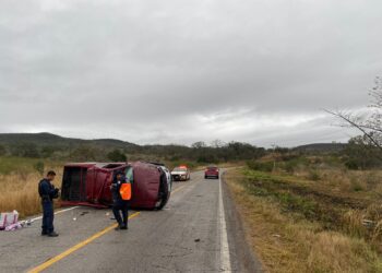 Circulación cerrada en carril de sur a norte en Federal 180