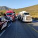 Choque de trailers en la Federal 101