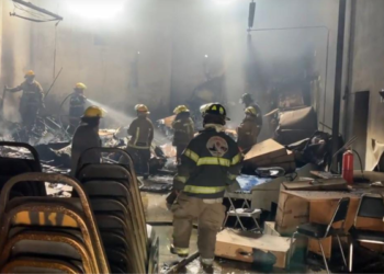 Incendio en Monclova consume oficina del Instituto Electoral de Coahuila