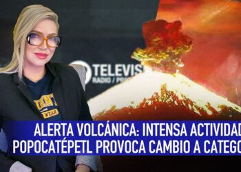 Alerta volcánica: Intensa actividad del Popocatépetl