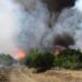 Combaten incendio en Texas