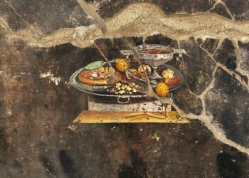 Una pizza de 2 mil años: descubren en Pompeya un posible antepasado del platillo