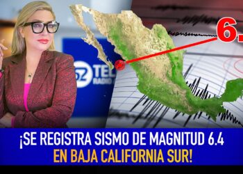 Se registra sismo de 6.4 en Baja California Sur