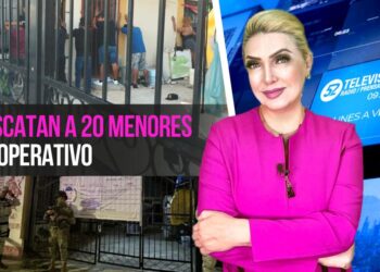 Rescatan a 20 menores en operativo