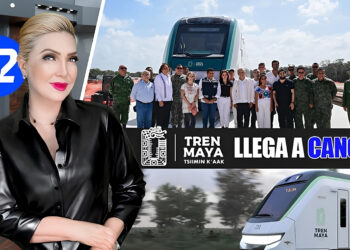 Tren Maya llega a Cancún