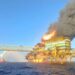 Incendio en plataforma Nohoch-Alfa de Pemex