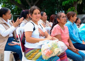 Entrega SEBIEN apoyos alimenticios en la zona centro y sur de Tamaulipas