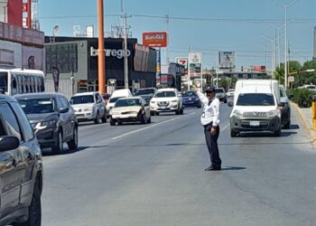 Atienden agentes de transito fallas en bulevar Morelos en Reynosa