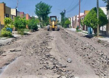 Inició Gobierno de Carlos Peña Ortiz pavimentación en Campestre Bugambilias
