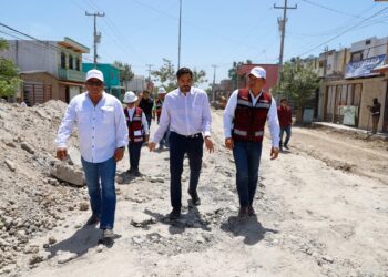 Construye Gobierno Municipal pavimentación con recursos REPUVE