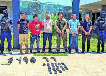 Capturan a seis pistoleros