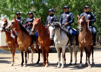 Jinetes de la Guardia Estatal preservan seguridad en áreas rurales y naturales