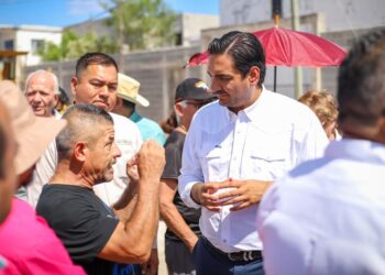 Manifiestan apoyo y agradecimiento al Gobierno de Carlos Peña Ortiz en la Nuevo Amanecer