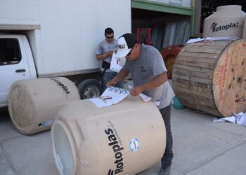 Gobierno de Tamaulipas continúa la entrega de tinacos