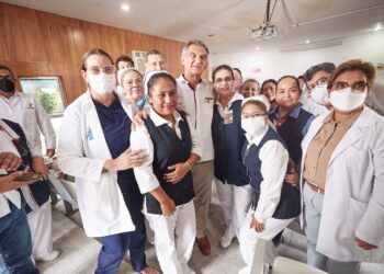 Constata Gobernador avance de construcción del Hospital Regional del ISSSTE en Tampico