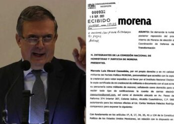 Marcelo Ebrard impugna proceso interno de Morena
