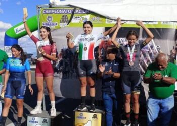 Gana tamaulipeca Atzi Reyes doble medalla de plata en Nacional de Ciclismo