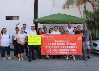 Se cumplen seis días del paro de maestros de Tamaulipas: esperan con urgencia una solución