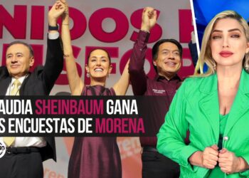 Claudia Sheinbaum gana las encuestas de MORENA