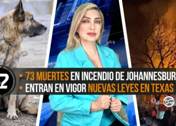 73 muertes en incendio de Johannesburgo | Entran en vigor nuevas leyes en Texas
