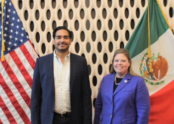 Impulsan Cónsul Brianna Powers y Presidente Carlos Peña Ortiz estrategias para la frontera