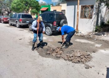 Subsanó COMAPA fugas de agua potable en el fraccionamiento San Valentín