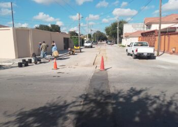 Trabaja Gobierno de Reynosa en rehabilitación de vialidades