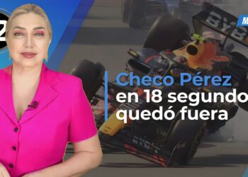 Checo Pérez, en 18 segundos quedó fuera