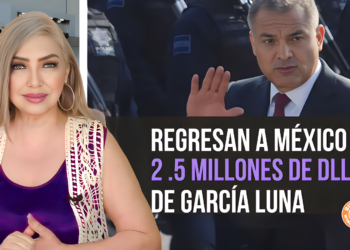 Regresan a México 2.5 millones de DLLS de  García Luna