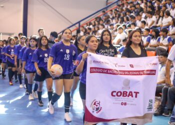 Inauguró el Presidente Carlos Peña Ortiz Torneo Deportivo Estatal InterCOBAT