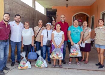 Inicia SEBIEN quinta entrega de paquetes alimentarios en Tamaulipas