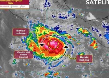 Tormenta tropical Otis subirá a categoría 1 mientras avanza hacia Guerrero