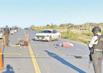 Motociclista fallece en choque, conductor se da a la fuga