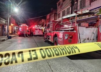 Incendio en el centro de Tampico: es el hogar de una pareja de abuelitos
