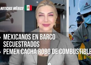 Mexicanos en barco secuestrados