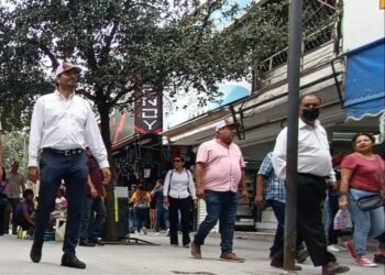 Revisa Gobierno de Reynosa comercios que invaden la calle peatonal Hidalgo