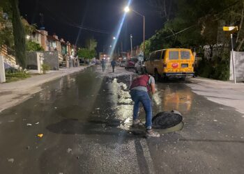 Realiza COMAPA limpieza de drenes y pluviales en diferentes sectores