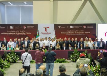 Participó Alcalde Carlos Peña Ortiz con el Gobernador Américo Villarreal Anaya en Consejo Estatal de Seguridad Pública